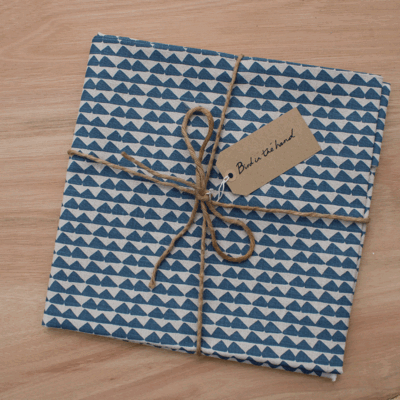 MALIGOE - Indigo on linen (1.65 m)
