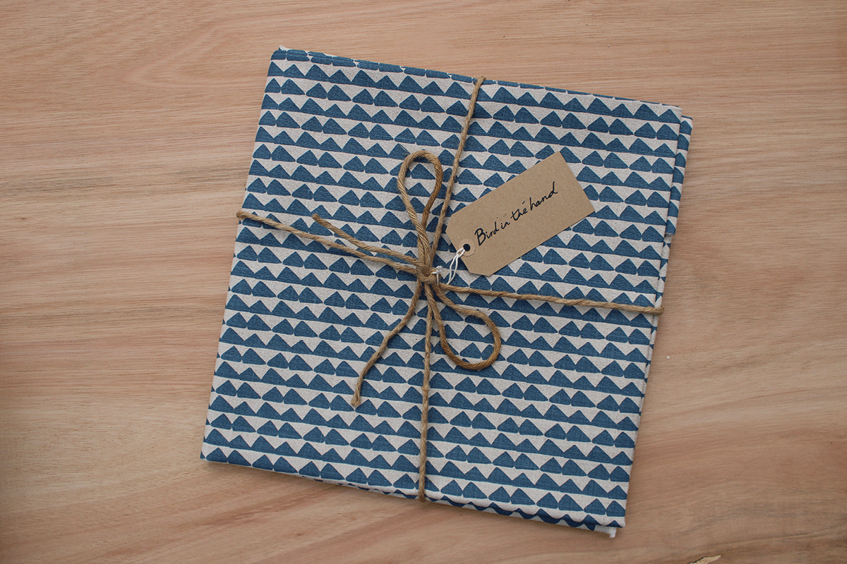 MALIGOE - Indigo on linen (2.5m)