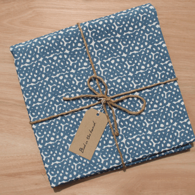 RINGS - Indigo on cotton linen union (3m)